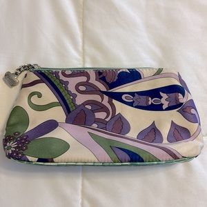 Kathy Van Zeeland Floral Change Purse